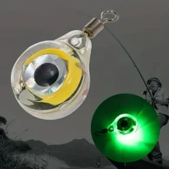 LED Fishing Light Luminous Mini Fish Eye Bait Lure LED Underwater Fishing Bait Light Flashing Lamp Fish Attractors
