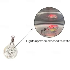 LED Fishing Light Luminous Mini Fish Eye Bait Lure LED Underwater Fishing Bait Light Flashing Lamp Fish Attractors