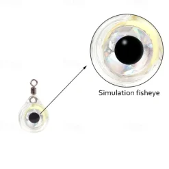 LED Fishing Light Luminous Mini Fish Eye Bait Lure LED Underwater Fishing Bait Light Flashing Lamp Fish Attractors