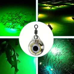 LED Fishing Light Luminous Mini Fish Eye Bait Lure LED Underwater Fishing Bait Light Flashing Lamp Fish Attractors
