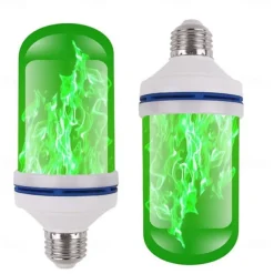 LED Flame Light Bulbs 7W E27 Flickering Flame Halloween Props Energy Saving for Festival Halloween Christmas Paty AC85-265V