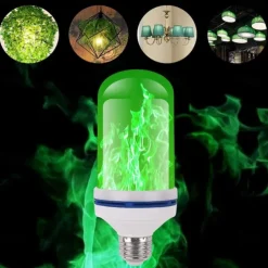 LED Flame Light Bulbs 7W E27 Flickering Flame Halloween Props Energy Saving for Festival Halloween Christmas Paty AC85-265V