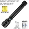 LED Flashlight Outdoor Super Bright XHP160 Powerful XHP99 Waterproof Torch USB Rechargeable 18650 Lantern Portable Zoom Camping Light