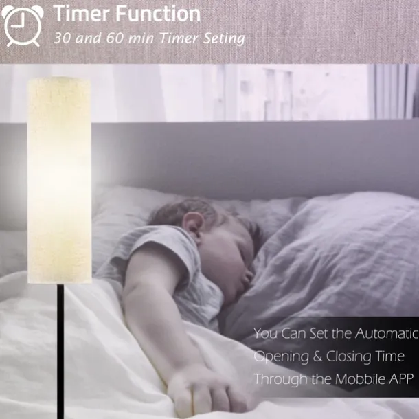 LED Floor Lamp for Living Room Bedroom Smart Standing Lamp with Alexa Google Assistant App Remote Control Tall Modern Floor Lamp with Linen Lamp Shade 16 Million Colors Bulb Included