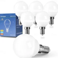 LED Globe Bulbs 6pcs 6W 550 lm E14 G45 20 LED Beads SMD 2835 Warm White Cold White Natural White 220-240 V