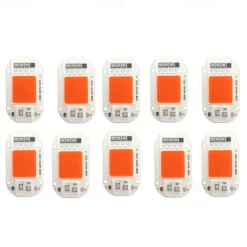 LED Grow Chip 10pcs 6pcs 20W 30W 50W COB Chip LED Lamp 220V 240V No Need Driver for Flood Light Spotlight Lampada DIY Lighting