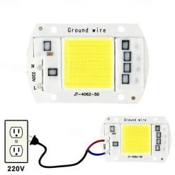 LED Grow Chip 10pcs 6pcs 20W 30W 50W COB Chip LED Lamp 220V 240V No Need Driver for Flood Light Spotlight Lampada DIY Lighting
