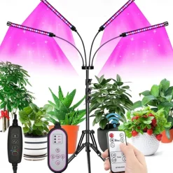 LED Grow Light for Indoor Plants Full Spectrum with Bracket and Remote Control 5V EU US UK Standard For Indoor Plant Flower Seedling VEG Tent Phyto Lamp