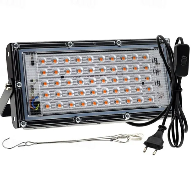 LED Grow Light 1pc AC220V 50W 100W LED Full Spectrum Phyto Lamp Greenhouse Hydroponic Plant Growth Lighting