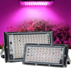 LED Grow Light 1pc AC220V 50W 100W LED Full Spectrum Phyto Lamp Greenhouse Hydroponic Plant Growth Lighting