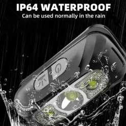 LED Headlamp Rechargeable Induction Sensor Waterproof Headlight Flashlight Ultra-light Lamp Body Used for Cycling Camping Etc. Shustar