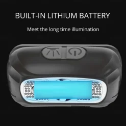 LED Headlamp Rechargeable Induction Sensor Waterproof Headlight Flashlight Ultra-light Lamp Body Used for Cycling Camping Etc. Shustar