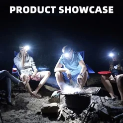 LED Headlamp Waterproof Outdoor Camping Fishing Lantern Torch USB Rechargeable XHP50 18650 LIB Headlight 3 Modes Zoom Head Flashlight
