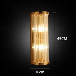 LED Indoor Wall Lights 3-Color Light Modern Nordic Style Crystal E14 LED Wall Lamp Living Room 85-265V