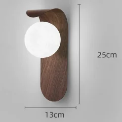 LED Indoor Wall Lights Warm White 13cm Vintage Glass Wall Sconce G9 Mid Century Modern Wall Mounted Light Rustic Farmhouse Wall Lamp Antique Hallway Flush Mount Ceiling Light for Bedroom Kids Bedside Living Room 110-240V