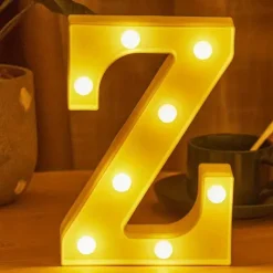 LED Letter Lights Alphabet Light Up Sign for Night Light Home Party Birthday Wedding Bar Decoration