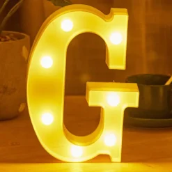 LED Letter Lights Alphabet Light Up Sign for Night Light Home Party Birthday Wedding Bar Decoration