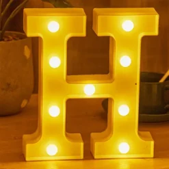 LED Letter Lights Alphabet Light Up Sign for Night Light Home Party Birthday Wedding Bar Decoration