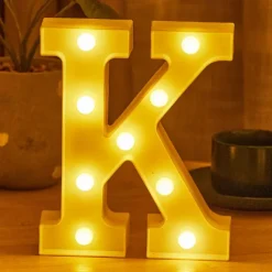 LED Letter Lights Alphabet Light Up Sign for Night Light Home Party Birthday Wedding Bar Decoration