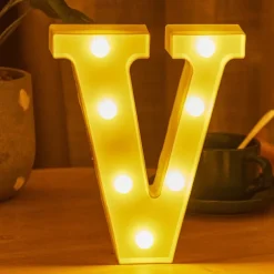 LED Letter Lights Alphabet Light Up Sign for Night Light Home Party Birthday Wedding Bar Decoration