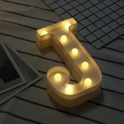 LED Letter Lights Sign, 26 Alphabet Light Up Letters, Battery-Powered Decorative Marquee Lamps for Weddings, Birthdays, Parties, Home Bar and Christmas Décor