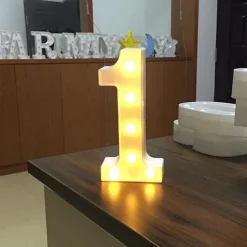 LED Letter Lights Sign, 26 Alphabet Light Up Letters, Battery-Powered Decorative Marquee Lamps for Weddings, Birthdays, Parties, Home Bar and Christmas Décor