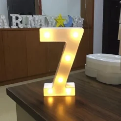 LED Letter Lights Sign, 26 Alphabet Light Up Letters, Battery-Powered Decorative Marquee Lamps for Weddings, Birthdays, Parties, Home Bar and Christmas Décor