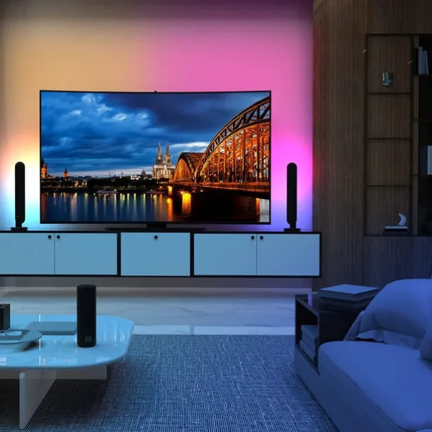 LED Light Bars Mood Light Multiple Lighting Effects Ambient Lighting Flow Light Bar Gaming/TV/PC/Room