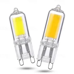 LED Light Bulb 10pcs G9 COB 3W 7W 5W Glass G4 Lamp 220V G4LED Spot Light For Pendant Lighting Fixture Home Lighting Chandeliers