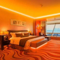 LED Light Strip 15m/20m 50ft 65.6ft RGB Color Change LED Light Strip Kit with IR44 Key Remote Control for Bedroom Lighting Flexible Home Decoration