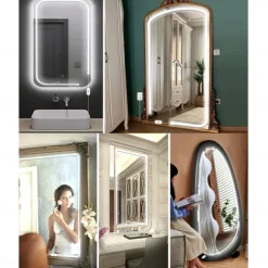 LED Makeup Mirror Light Hollywood Style Makeup Light 6.5-16FT/6000K/3000K Dimmable 12V Adapter/Mirror Strip Light Lighting for Vanity and Bathroom Mirrors