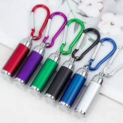 Led Mini Torches Light USB Rechargeable Portable Flashlight Keychain Torch Lamp Waterproof Light Hiking Camping Flashlights