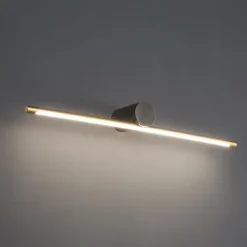 LED Mirror Front Lamp Vanity Light Dimmable 40/60/80cm Wall Light Copper for Modern Simple Bedroom Bathroom Gift for Family Friends IP20