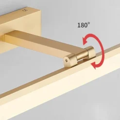 LED Mirror Light Vanity Light Matte Modern 50cm 60cm 70cm Bathroom Lighting Bathroom Aluminum Wall Light IP20 110-240 V 0 W