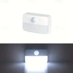 LED Motion Sensor Night Light, Indoor LED Night Read Light Battery Operated Night Light Motion Sensor Light Indoor for Bedroom, Kitchen, Stairs, Hallway, Office