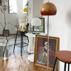 LED Mushroom Floor Lamp, Mid-Century Modern Light for Bedroom, Bright LED Standing Lamp for Office, Modern Living Room Decor 110-240V