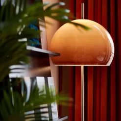 LED Mushroom Floor Lamp, Mid-Century Modern Light for Bedroom, Bright LED Standing Lamp for Office, Modern Living Room Decor 110-240V