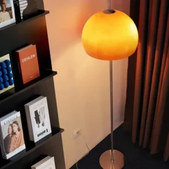 LED Mushroom Floor Lamp, Mid-Century Modern Light for Bedroom, Bright LED Standing Lamp for Office, Modern Living Room Decor 110-240V
