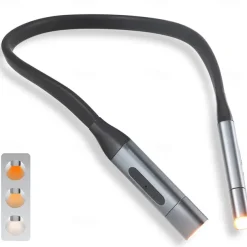 LED Neck Reading Light High Quality USB Reading Lamp Neck Book Light Rechargeable HandsFree Portable LED Reading Light For Camping Repairing Lighting