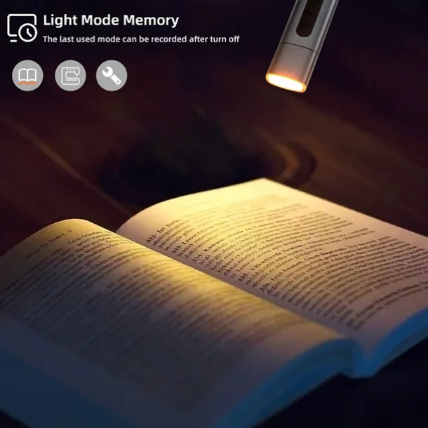 LED Neck Reading Light High Quality USB Reading Lamp Neck Book Light Rechargeable HandsFree Portable LED Reading Light For Camping Repairing Lighting