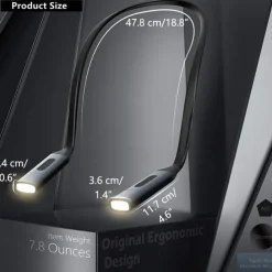 LED Neck Reading Light High Quality USB Reading Lamp Neck Book Light Rechargeable HandsFree Portable LED Reading Light For Camping Repairing Lighting