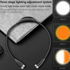 LED Neck Reading Lights Book Lights Flexible Handsfree Hug Reading Lamp Novelty Led Night Light Flashlight