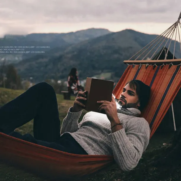 LED Neck Reading Lights Book Lights Flexible Handsfree Hug Reading Lamp Novelty Led Night Light Flashlight