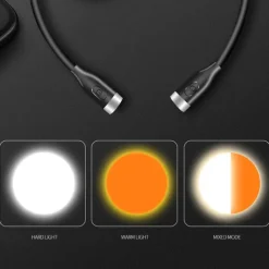 LED Neck Reading Lights Book Lights Flexible Handsfree Hug Reading Lamp Novelty Led Night Light Flashlight