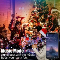 LED Neon RGB Light Strip 3M-30M with Bluetooth & APP Control, Waterproof IP65 Music Sync Multi-Color Flexible Strip for Home, Garden, Building Decor AC220V