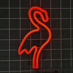 LED Neon Signs for Girls Room Decor Neon Signs Wall Light Desk Lamps Battery USB Operation Night Lights with Pedestal Pink Bar Bedroom Party Christmas