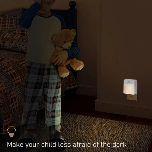 LED Night Light Smart Motion Sensor Dimmable Emergency Lamp White Warm Lamp Bedroom Living Room Study Bedside Kitchen Light