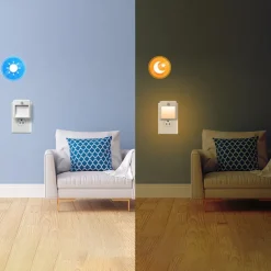 LED Night Light Smart Motion Sensor Dimmable Emergency Lamp White Warm Lamp Bedroom Living Room Study Bedside Kitchen Light