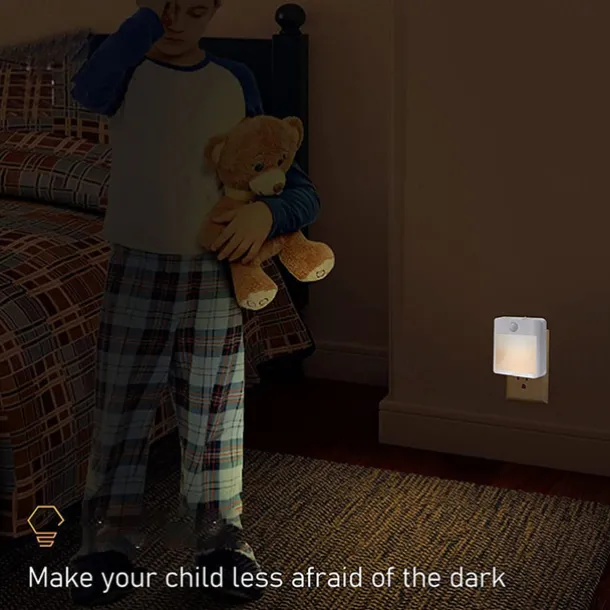 LED Night Light Smart Motion Sensor Dimmable Emergency Lamp White Warm Lamp Bedroom Living Room Study Bedside Kitchen Light