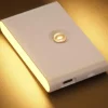 LED Night Lights Motion Sensor USB Rechargeable Linkage Induction Wireless Night Light Kitchen Cabinet Corridor Night Lamp for Bedroom Home Staircase Passageway Lighting